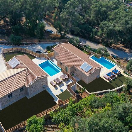 Villa di pietra Liapades Esterno foto