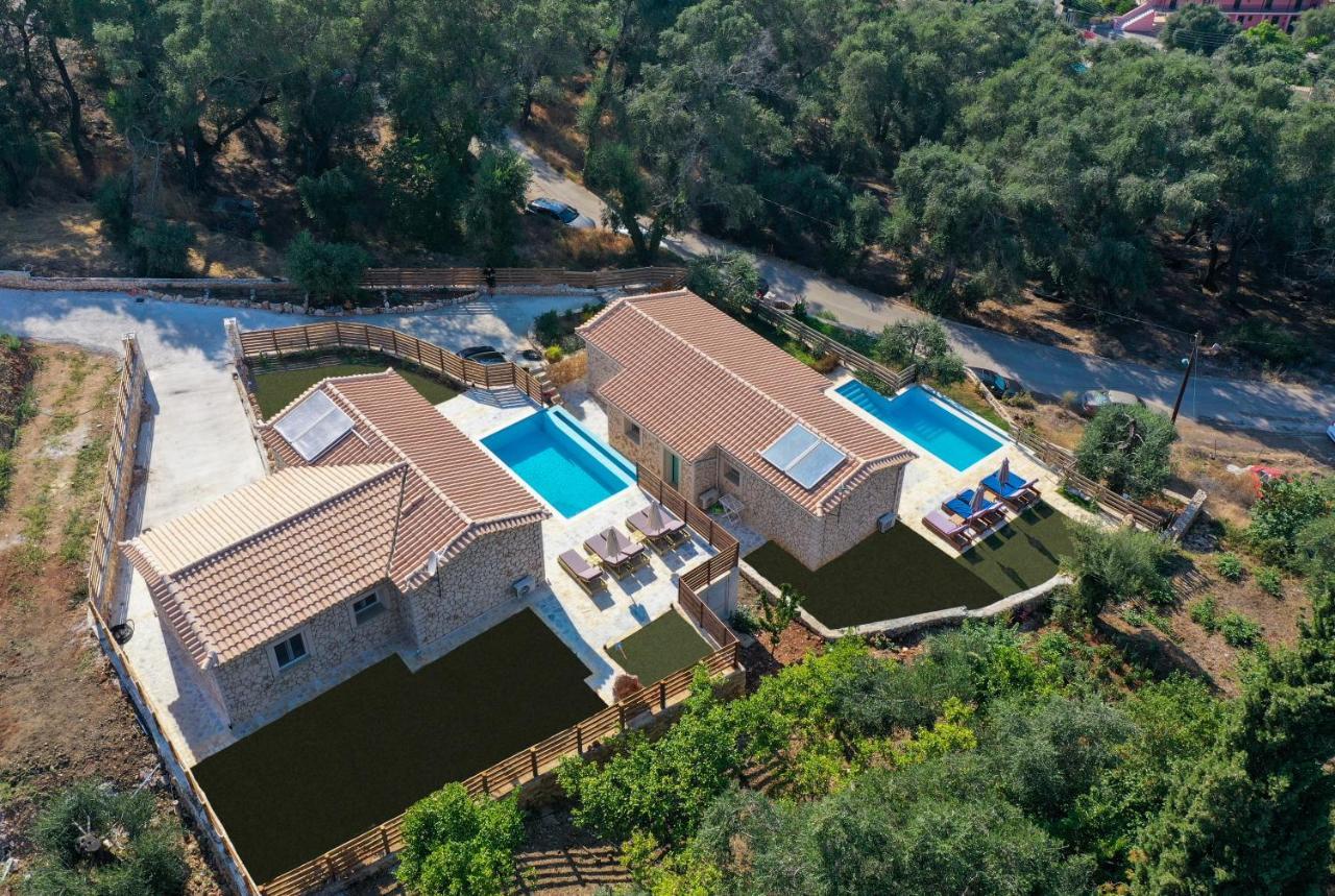 Villa di pietra Liapades Esterno foto