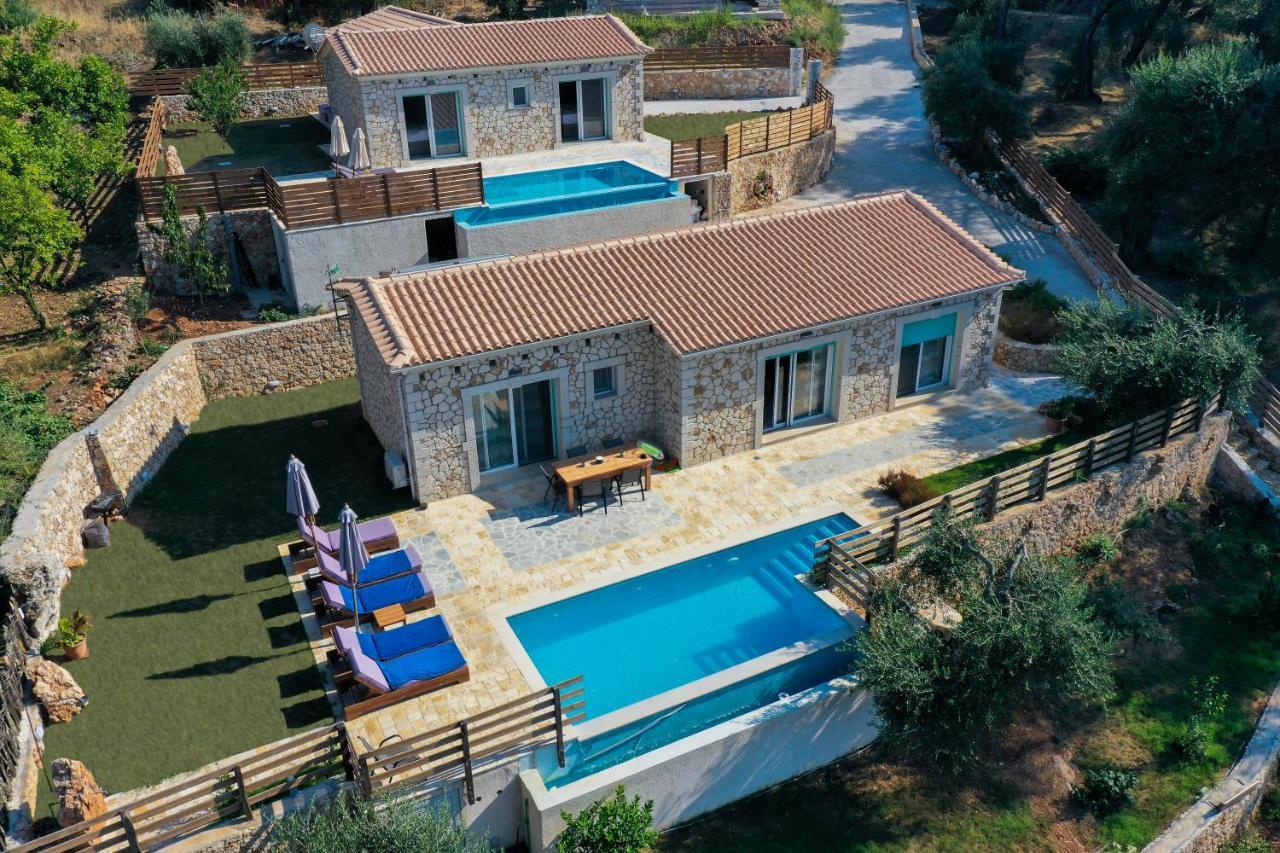 Villa di pietra Liapades Esterno foto